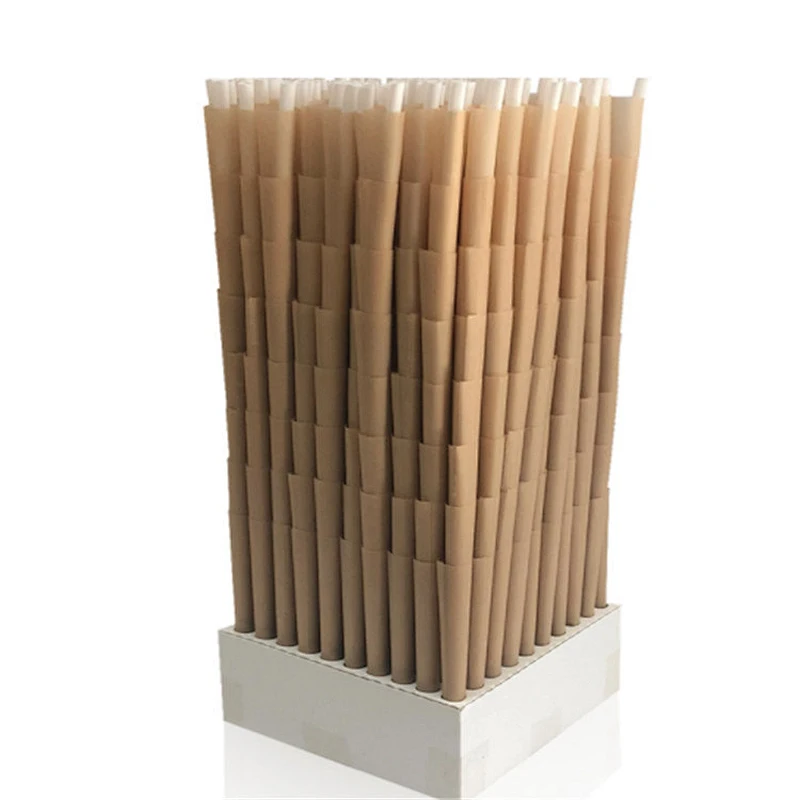 king size unbleached hemp material paper pre rolled cones