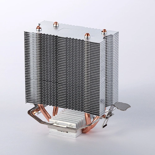 Copper pipe Heatsink Bonded Folded fin heat sink