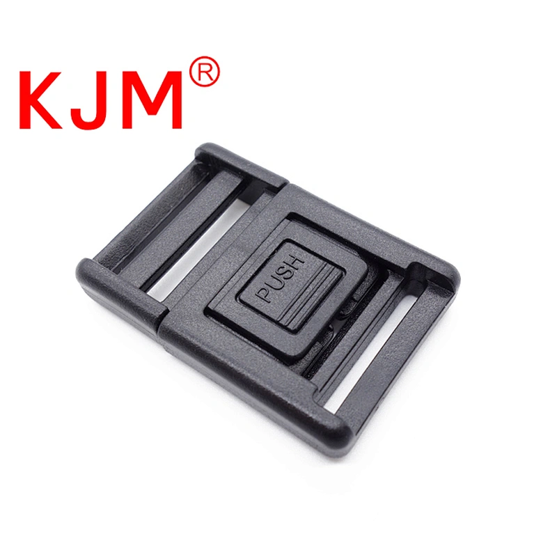 High quality adjuster buckles black custom POM plastic cam buckle for camera straps
