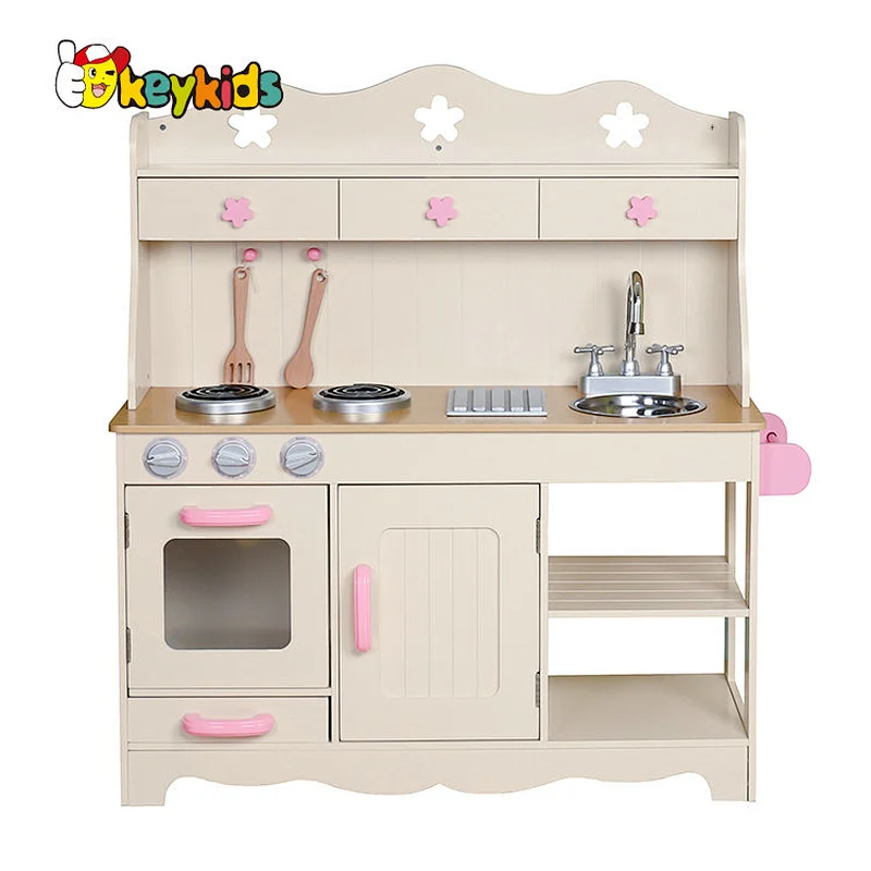 Pretend Play Toys Wooden Kitchen Set For Kids W10C319
