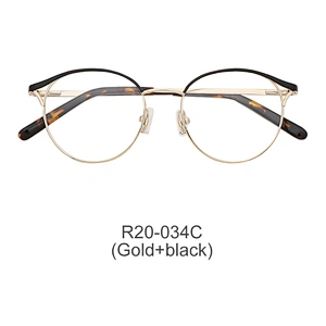 Good quality fashion round metal optical frame glasses eyeglasses optical frame