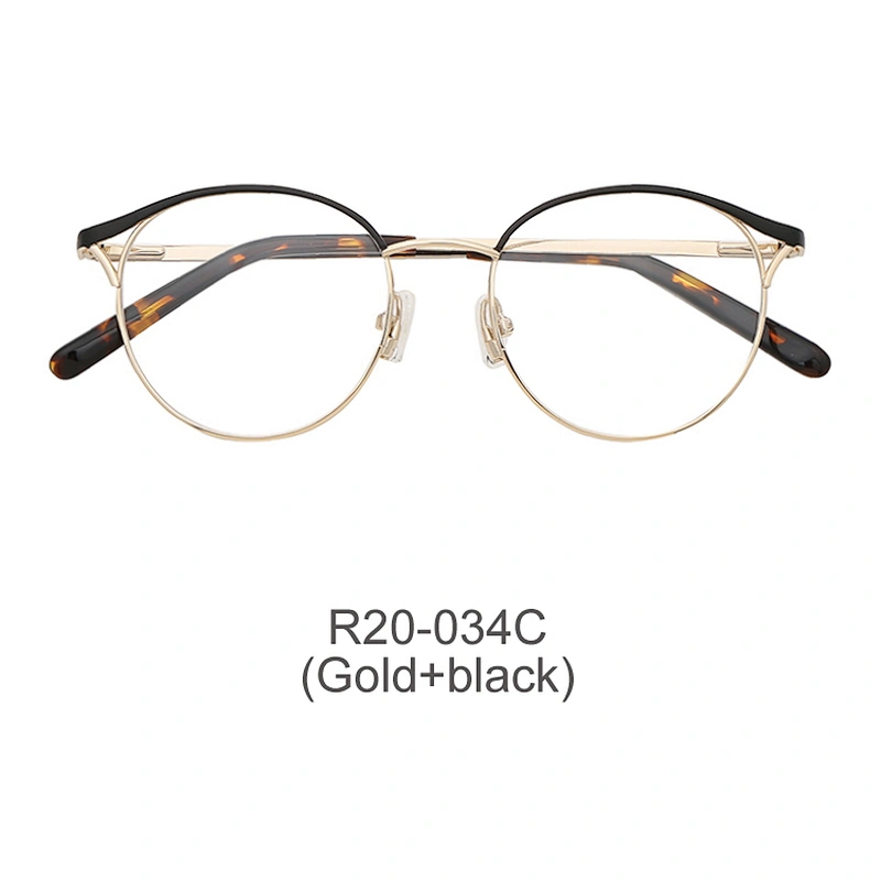 Good quality fashion round metal optical frame glasses eyeglasses optical frame