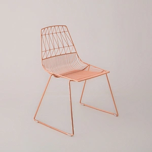 Metal wire chair