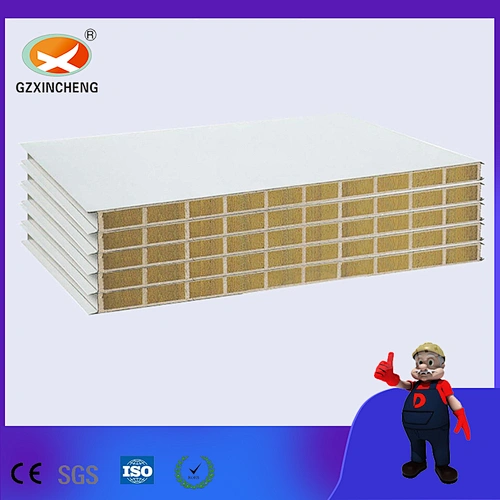 Glass Magnesium Rock Wool Sandwich Panel for Laboratory