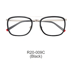 Square Man Metal Acetate Prescription Spectacle Frames Optical,Fashion Glasses Eyewear hot sale Optical Frames Manufacturers