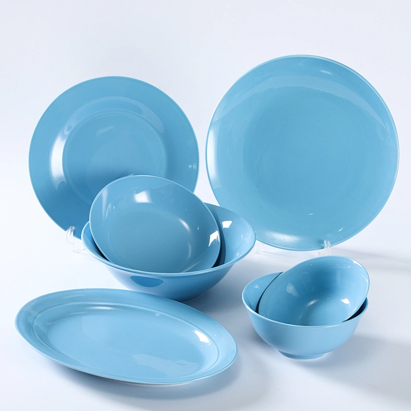 COLOR GLAZE DINNER SET