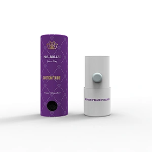 Custom Child Resistant cardboard pre rolled joint tube preroll tube packaging