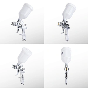 Rongpeng H827-B HVLP Spray Gun 600cc Cup Gravity Paint Air Gun For For Primer Finish Coat Painting