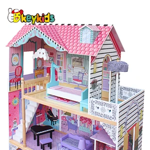 Original Design girls miniature wooden dollhouse supplies for 3 year old W06A220C
