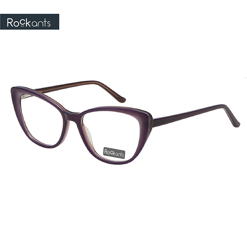 cat eye woman acetate frames fashionable design eyeglasses optical frame