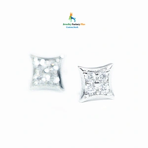 square stud earrings
