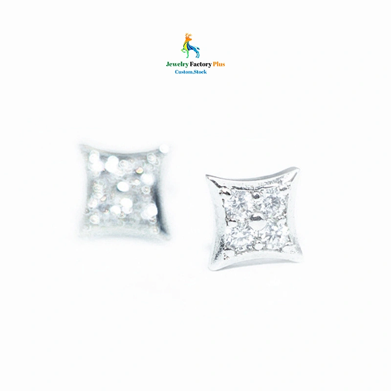square stud earrings