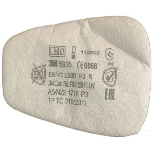3M Particulate filter 5935  used for 6000/7000 series facepiece