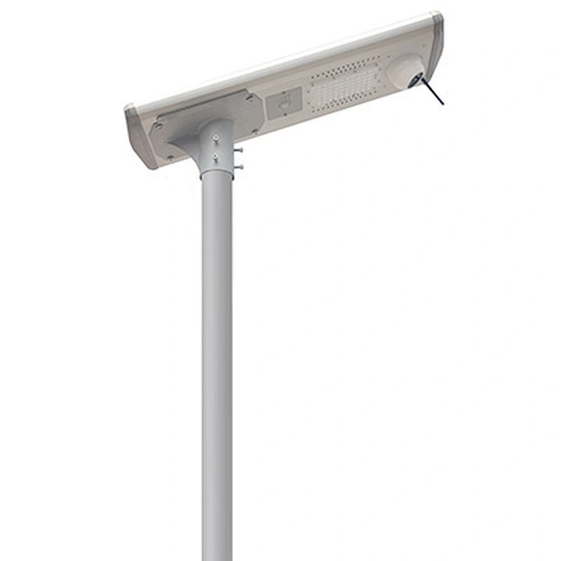Solar powered motion light with security camera