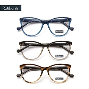 New Design Optical Trendy Cat Eyeglasses Frame Spectacle-frame Glasses frame acetate for woman