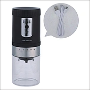 electric coffee mill with a charging usb cable