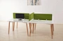 green desk divider