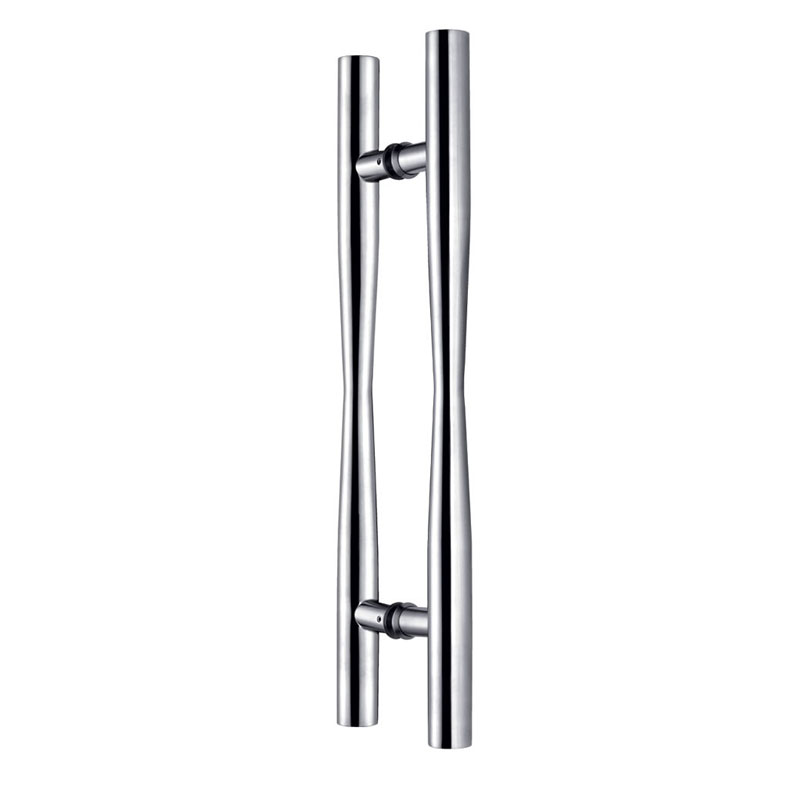 Moderna maniglia per porta in acciaio inox per porta in vetro temperato