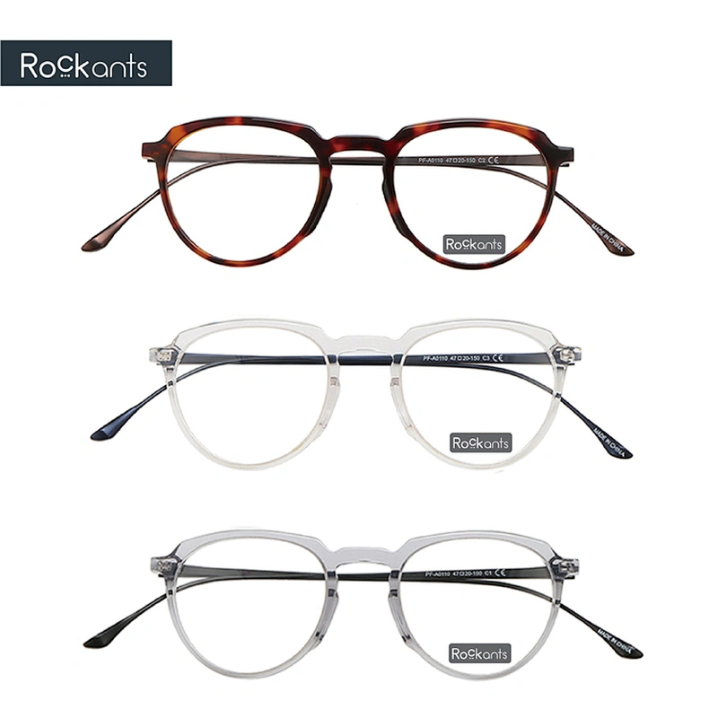 New custom classic quality eyeglasses acetate optical frames cup shape glasses