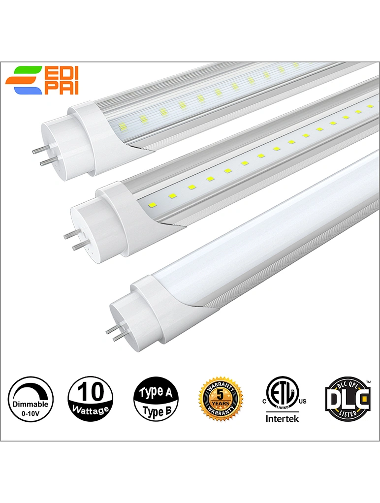 0-10V Dimming T8 LED TUBE LIGHT 4ft 10W Type AB 170lm/W 1700lm