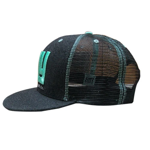 nylon corduroy embroidery trucker mesh snapback cap