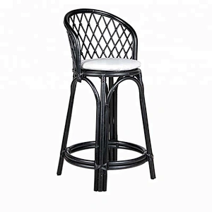 Rattan bar stool
