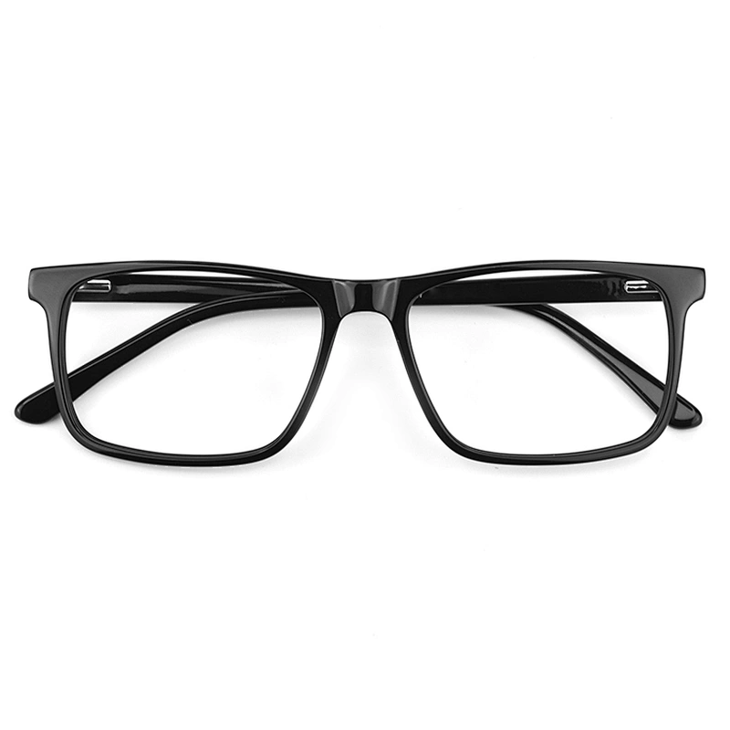 PH2227 Newest trend square acetate full rim black optical eye glasses frames ready goods