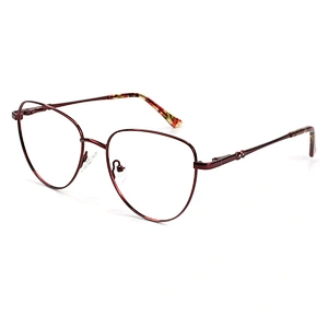Lasted Style Eyeglasses Fashion Metal 5 color Optical Frame With Certificated