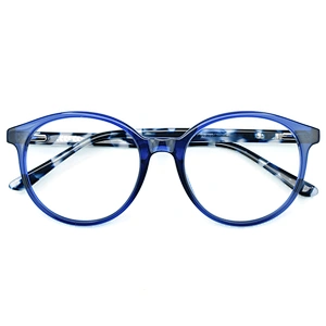 High quality specialized acetate round 4 color Italia eyewear optical glasses frames in stock