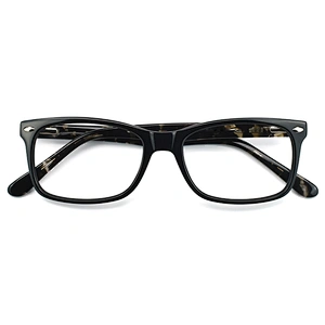 Best Selling Fashion Design Vintage Acetate Eyeglasses square men Optical Frames 2021