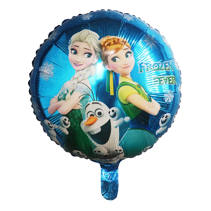 Frozen Elsa  and Anna Foil Balloon for Baby Girl Happy Birthday  Party Decoration