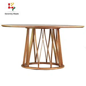 Modern round dining table