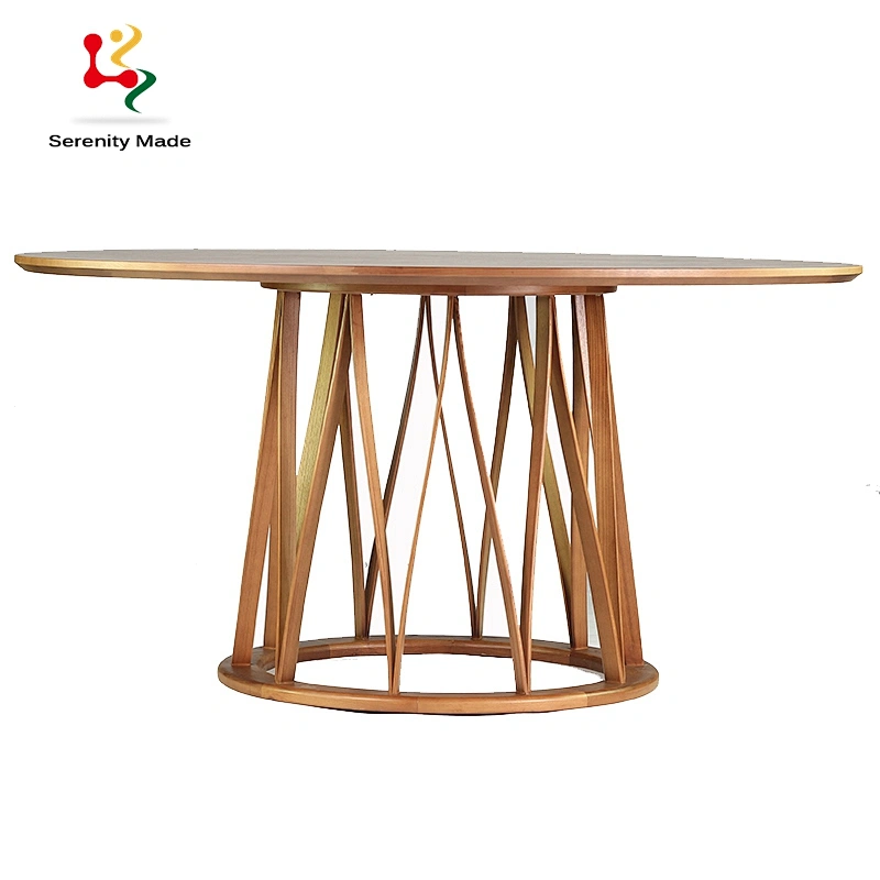 Modern round dining table