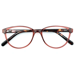 New Design Multi Color Acetate optical eyeglasses frames round eyewear unisex eye glasses thin spectacle frames