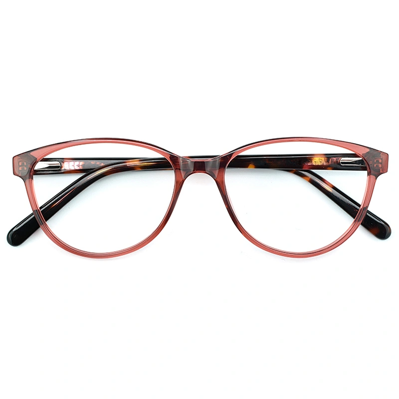 New Design Multi Color Acetate optical eyeglasses frames round eyewear unisex eye glasses thin spectacle frames