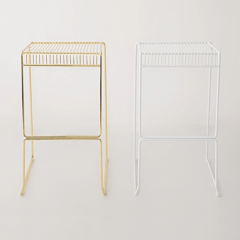 Metal wire stool