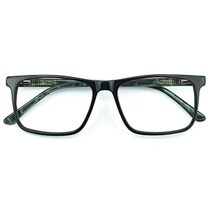 PH2227 Newest trend square acetate full rim black optical eye glasses frames ready goods