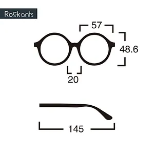 fashion vintage black sunglasses High-Definition Visual Flexible Anti-Impact Sunglasses