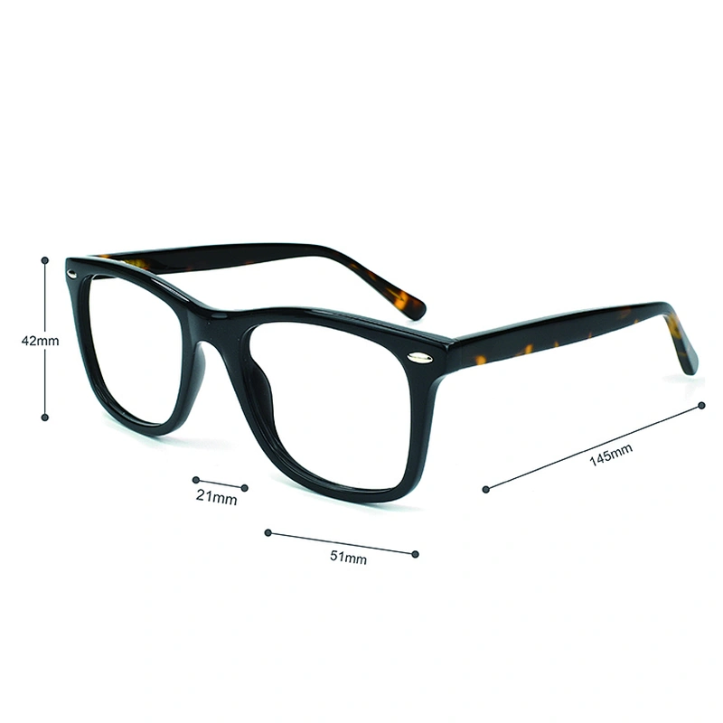 Prescription CE certified square oversize acetate optical spectacle frames 1 buyer