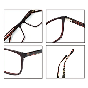 Transparent Computer Anti Blue Light Square Blocking Optical Eyeglasses Frame