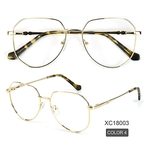 2021 Latest Quality China Wholesale Optical Frame Extra Big Frame Metal Eyeglasses for fashion people