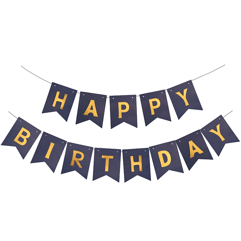 Wholesale Birthday Party Decoration Accessories Happy Birthday Banner Party Supplies