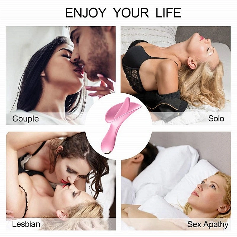 Tongue licking vibrator Lily flower G sport  Clitoris Stimulator sextoy adult toy