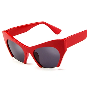 Hot Sale Eyewear Fashion 2021 AC Lens Unique Half Rim Shield Sunglasses