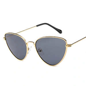 New Triangle Alloy Frame Sunglasses Men Women 2021 Fashion Shades UV400 Vintage Glasses