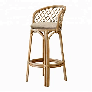 Rattan bar stool