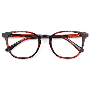 PH2211 competitive price inventory optical frames 6 colors round acetate eyeglasses