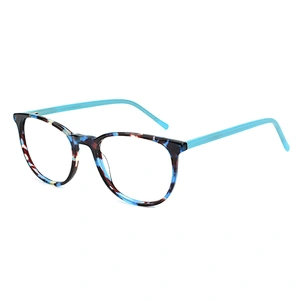 LG070 New look acetate eyewear optical frames with pattern demi