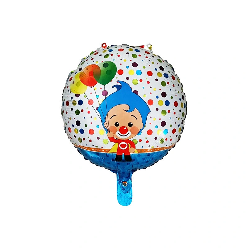 New Cartoon Clown Theme Happy Birthday Letter Balloon Set Kids Cartoon Toys For Children Birthday Party Decoration