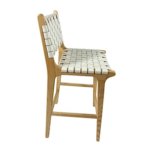 PU Strap woven bar stool